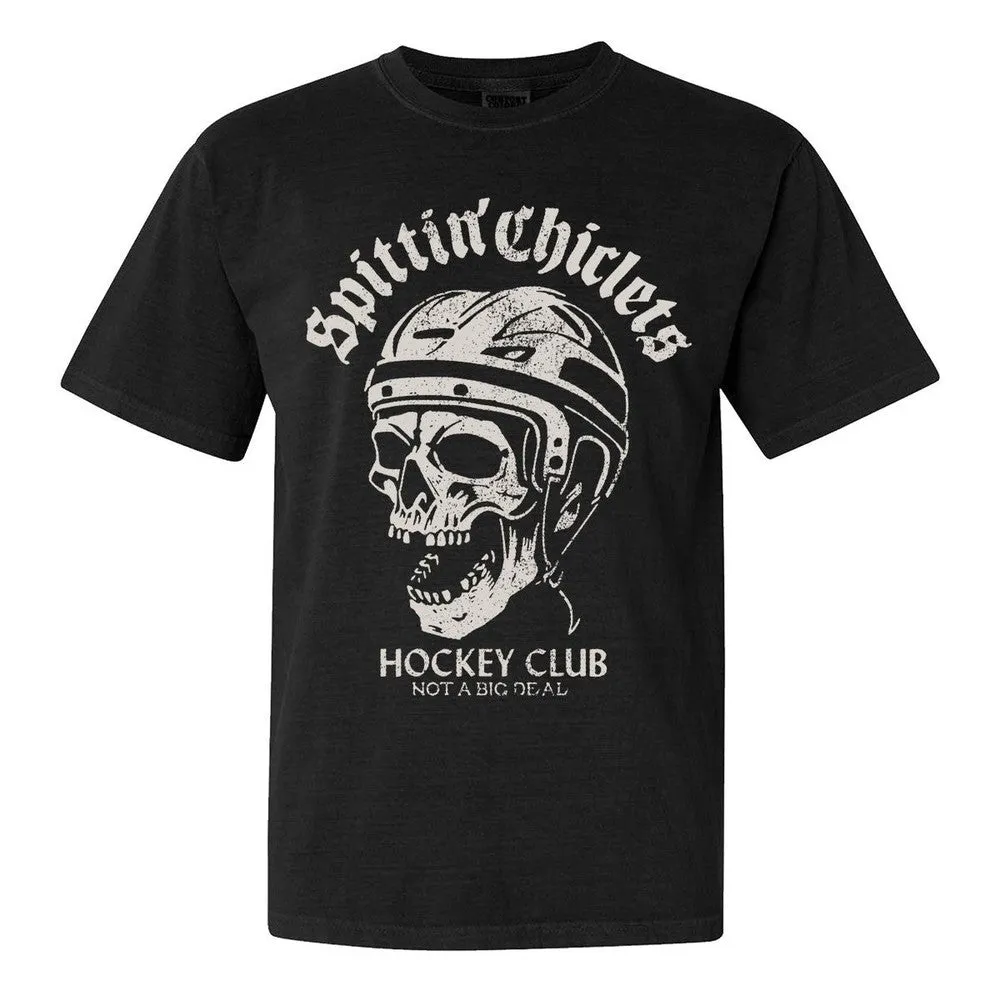Spittin Chiclets Hockey Club Skull Tee Customer Favorite Chic Comfort