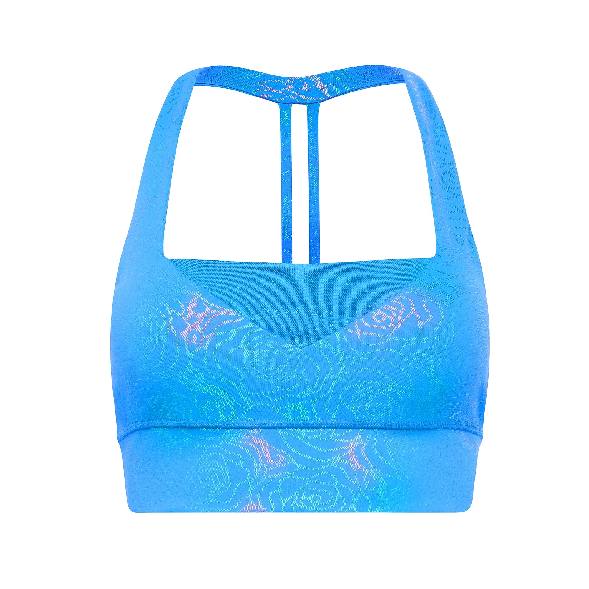 Beauty Sleep Princess Sports Bra - Blue Soft Lace