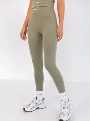 Camping Gear Stretch Fit Ultimate Soft Lifestyle Leggings - Olive
