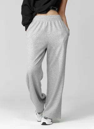 Fine Cotton Wide Pants NoSlipWaistband