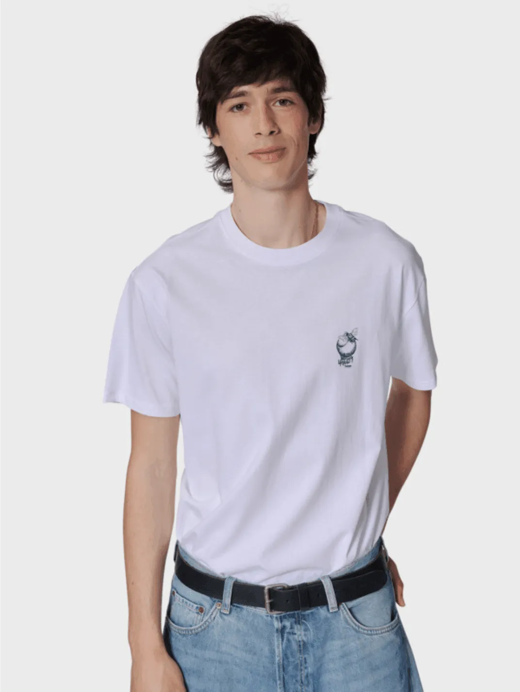 Loose T-Shirt S/S Wrong Yellow AntiPillFinish LowBulkFabric