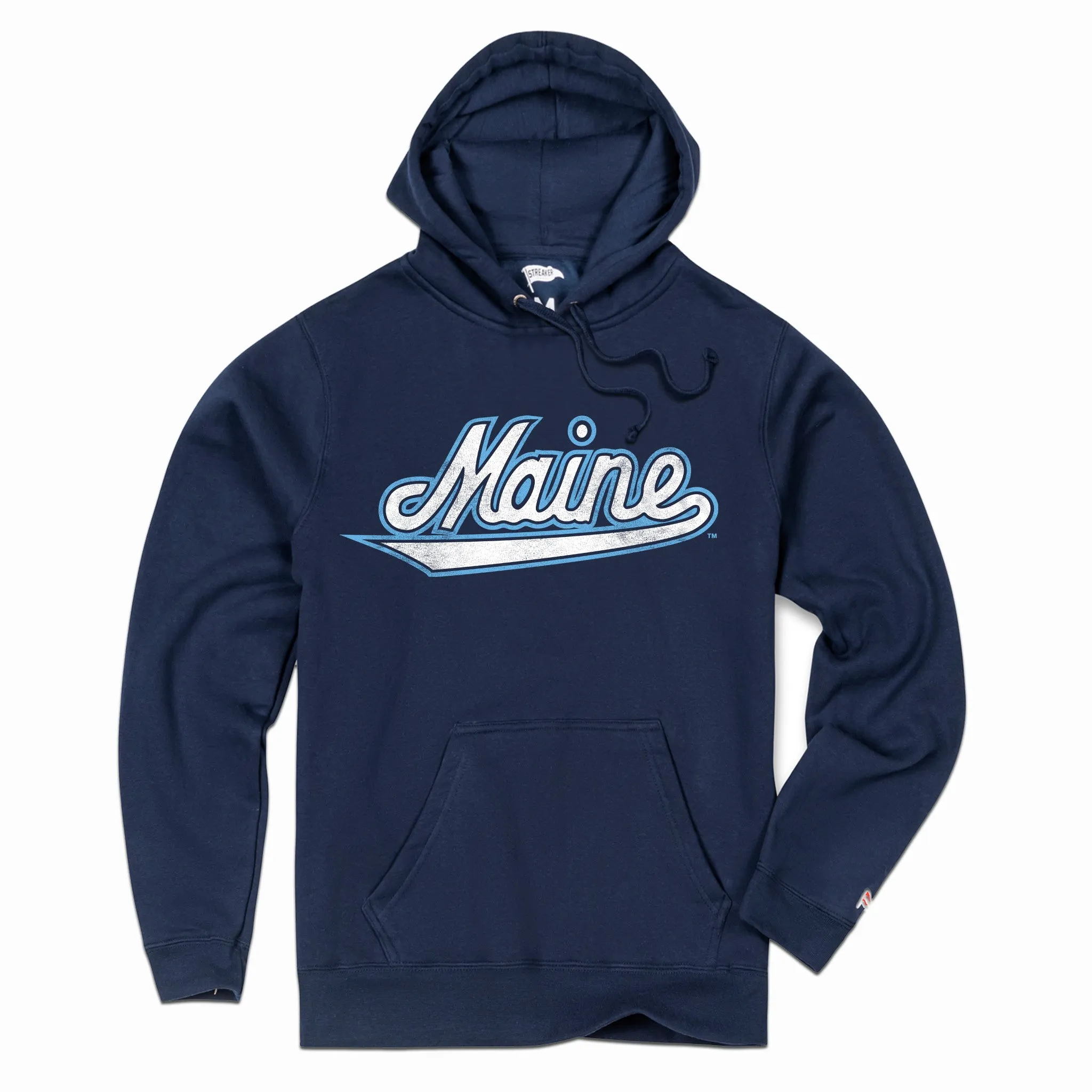 Maine Script Hoodie Vegan Leather
