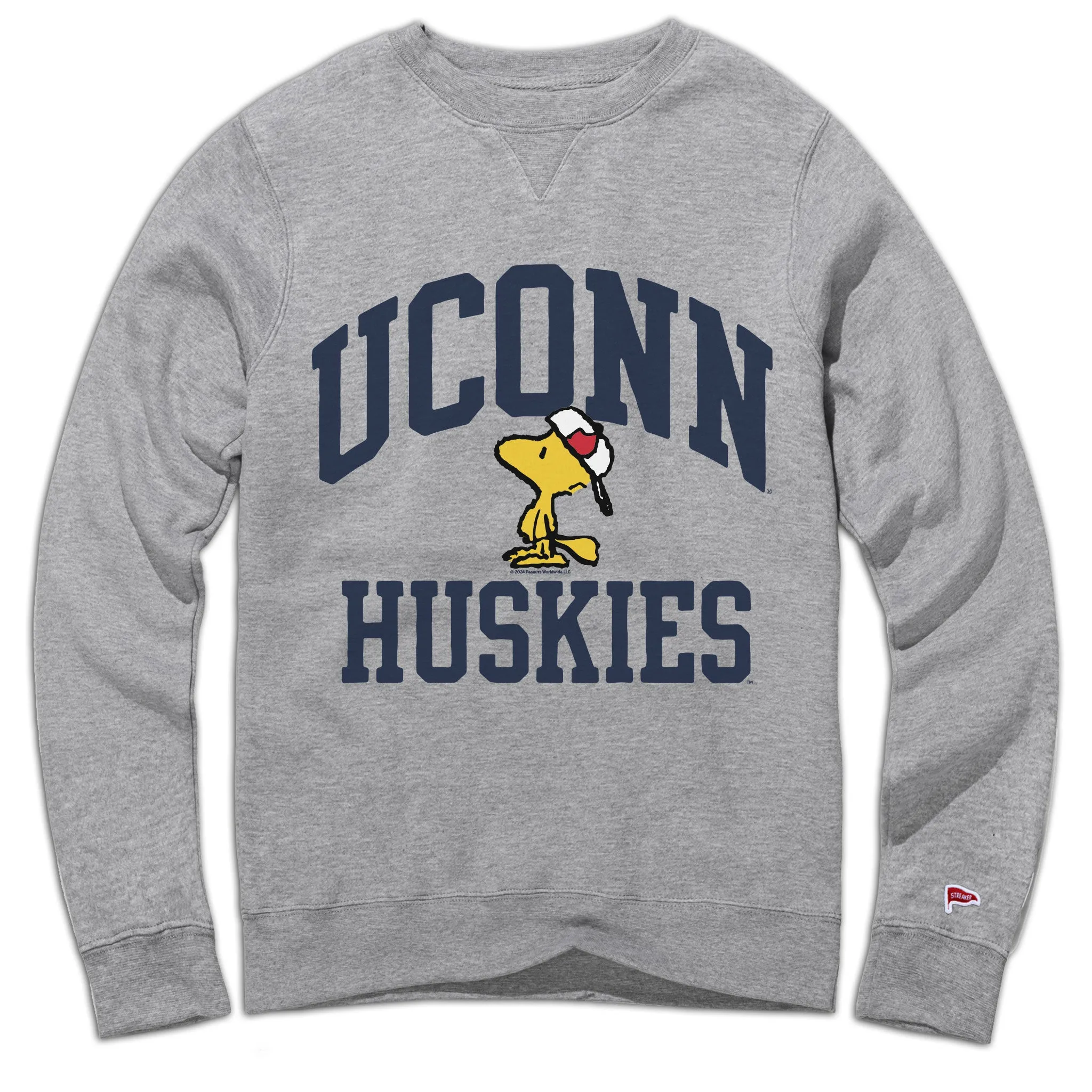 Heavyweight Material Barbecue wear Peanuts x UConn Woodstock Crewneck