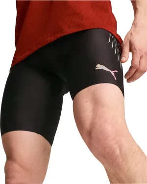 two piece outfit Puma Run Elite Mens Short Running Tights - Black