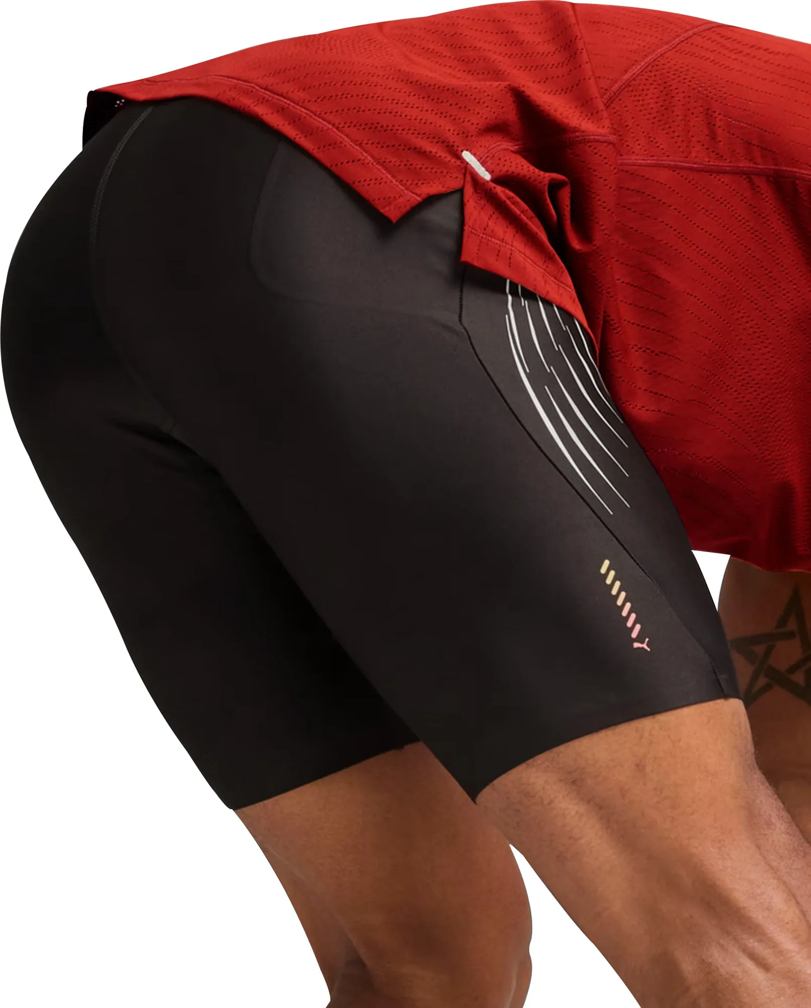 Puma Run Elite Mens Short Running Tights - Black garden work