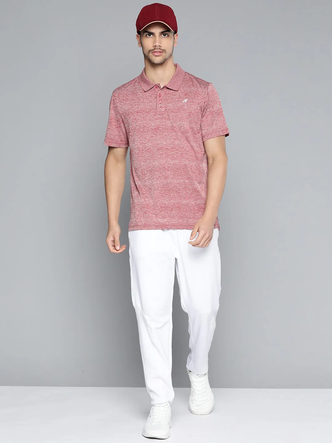 Durable Cotton Summer Fashion Alcis Men Polo Collar Anti Static Slim Fit Sports T-shirt With Glow In the Dark Detail