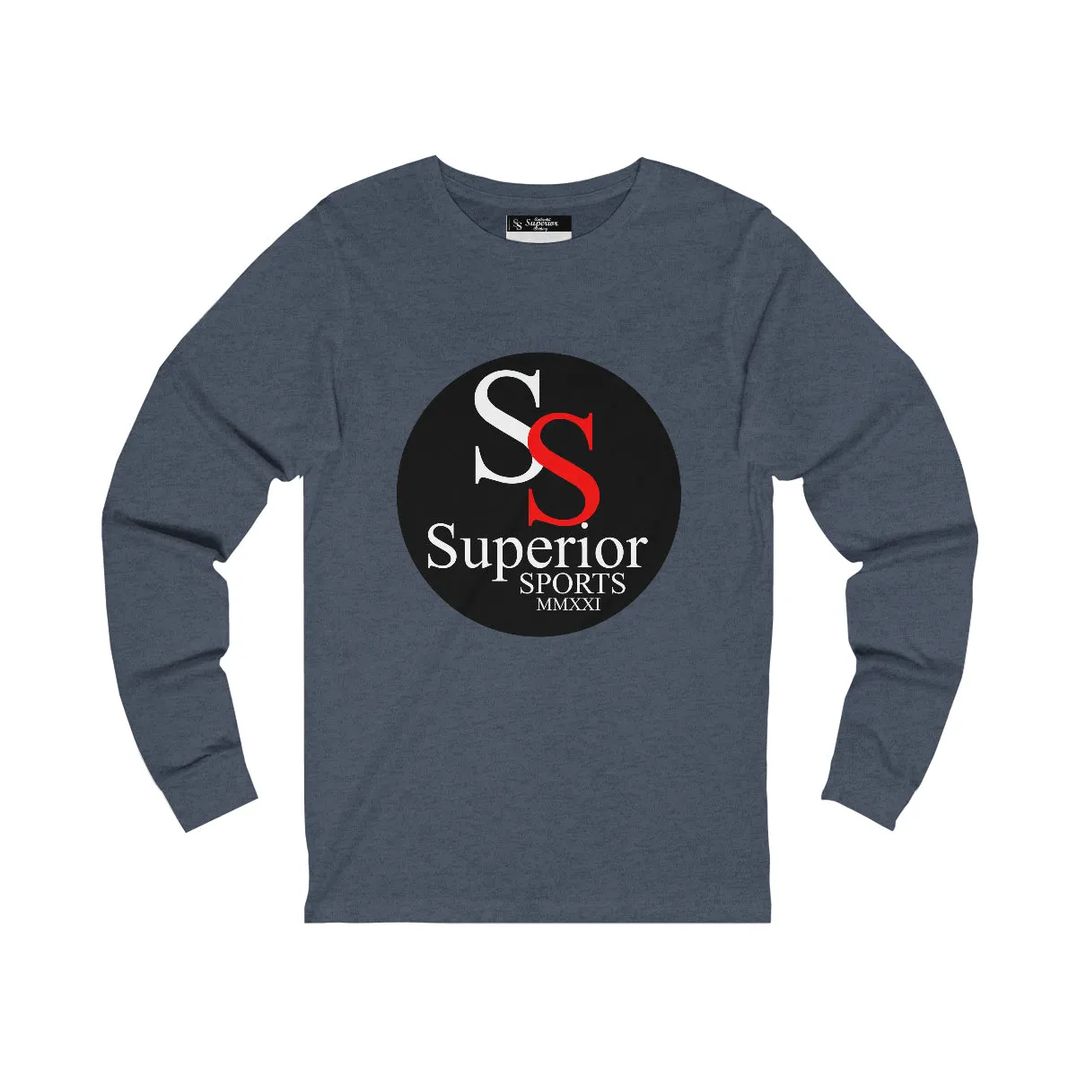 Relaxing Fit Men Long Sleeve Circle SS Tee