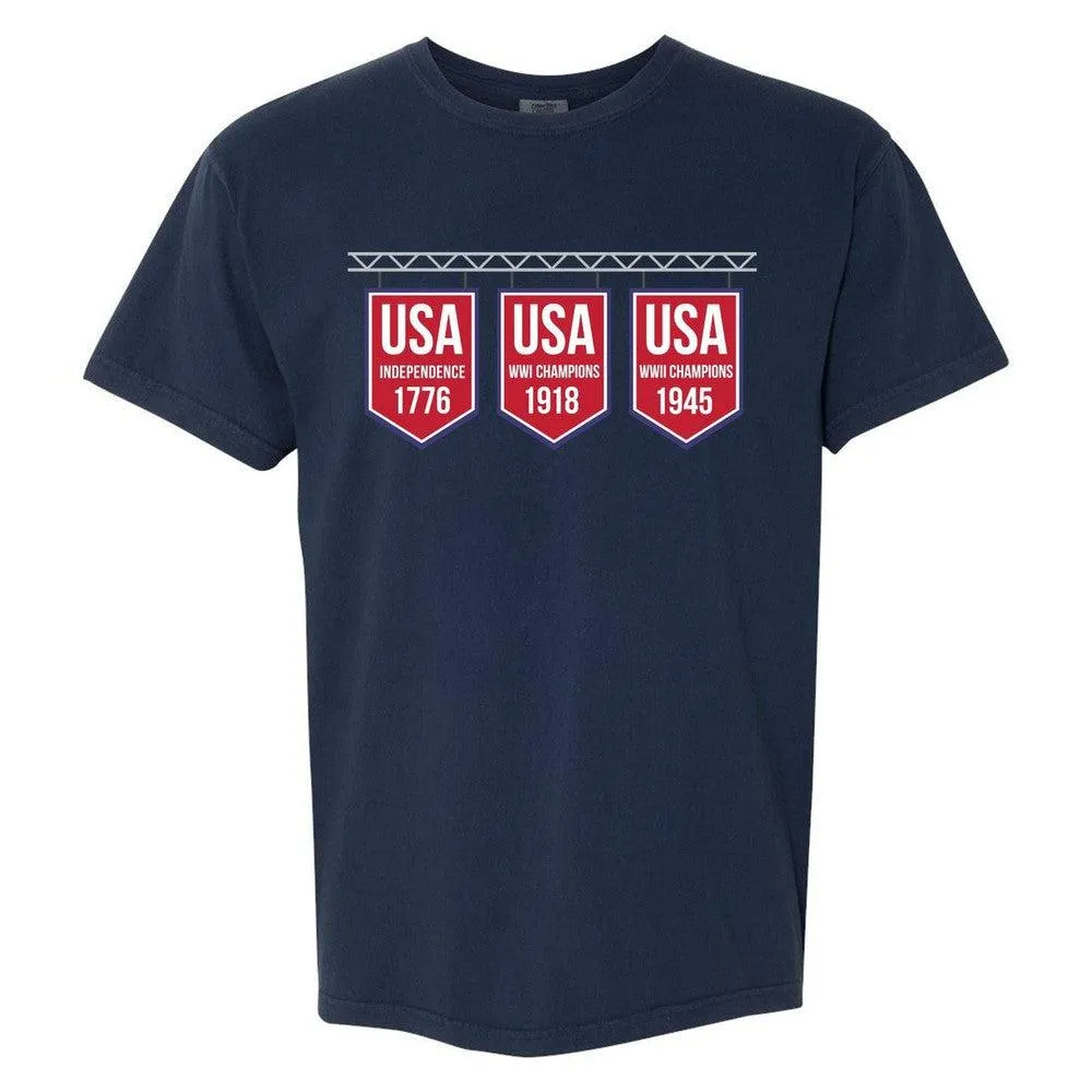 USA Banner Tee Ultra Soft Texture adults'