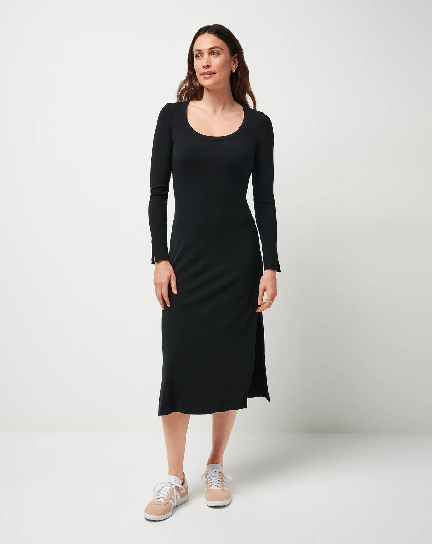 MinimalistStyle Cloud Rib Retreat Dress