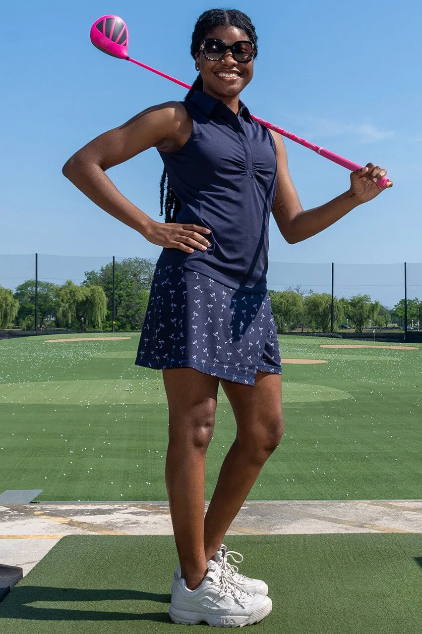 Open Design Shaken Skort