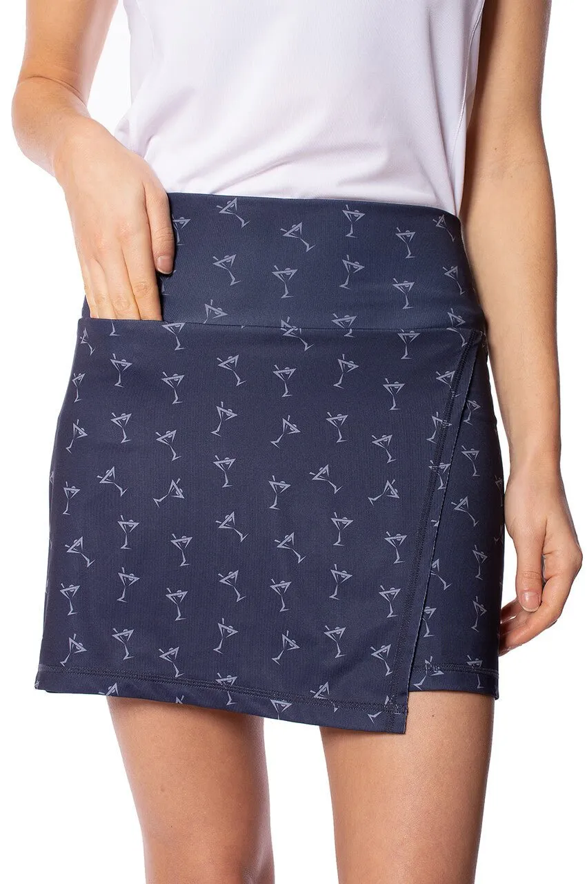 Draped Layer Shaken Skort