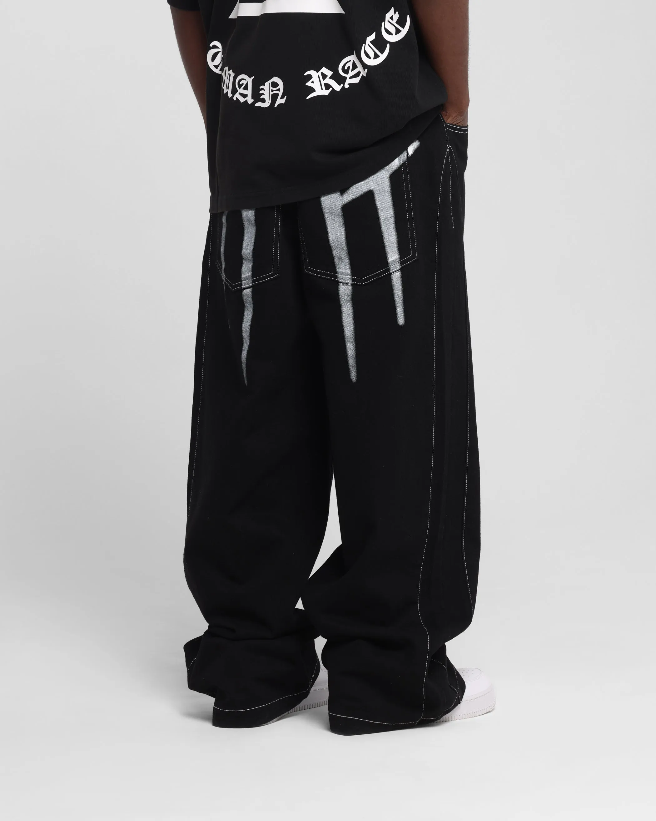 Loiter Shadow Jeans Black Picnic Style Creative Look Minimalist Style Basic Style