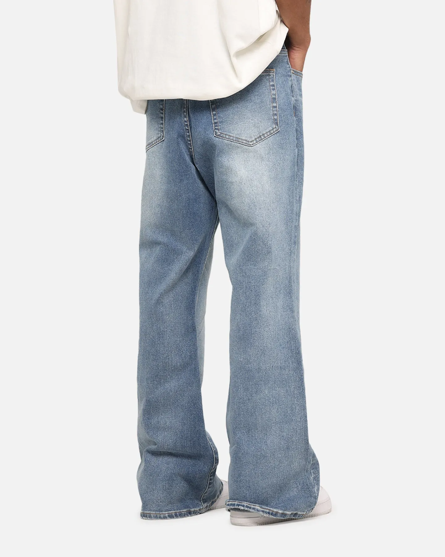 XXIII Game Play Flared Jeans Blue Denim Low Effort