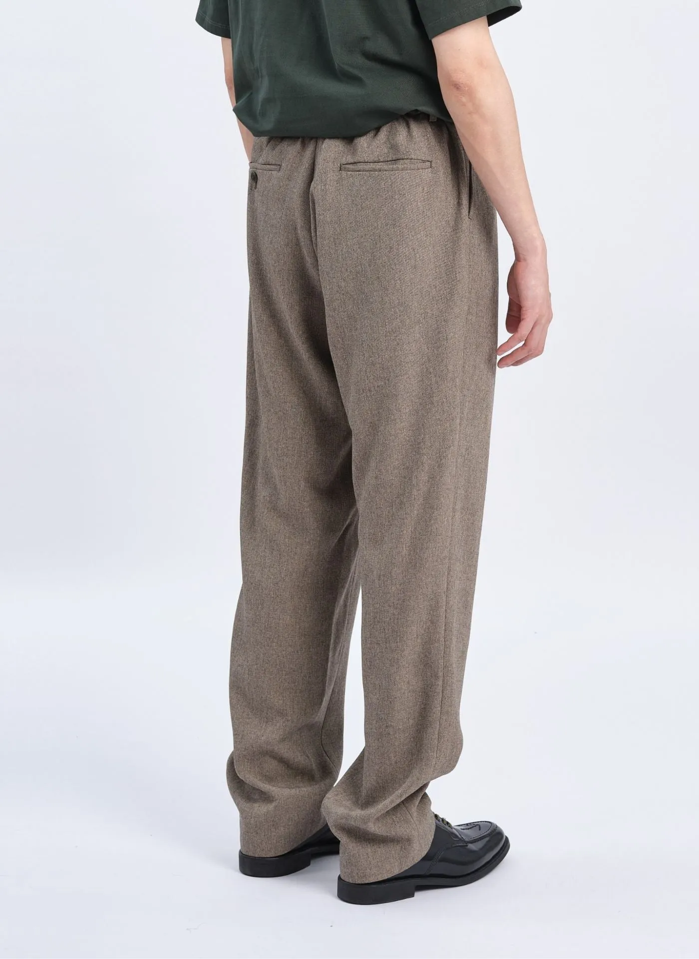 Naturemier Melange Polyester Easy Pants Model Glow