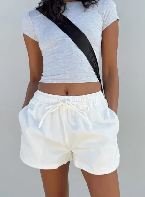 Shape Hug Clark Shorts White