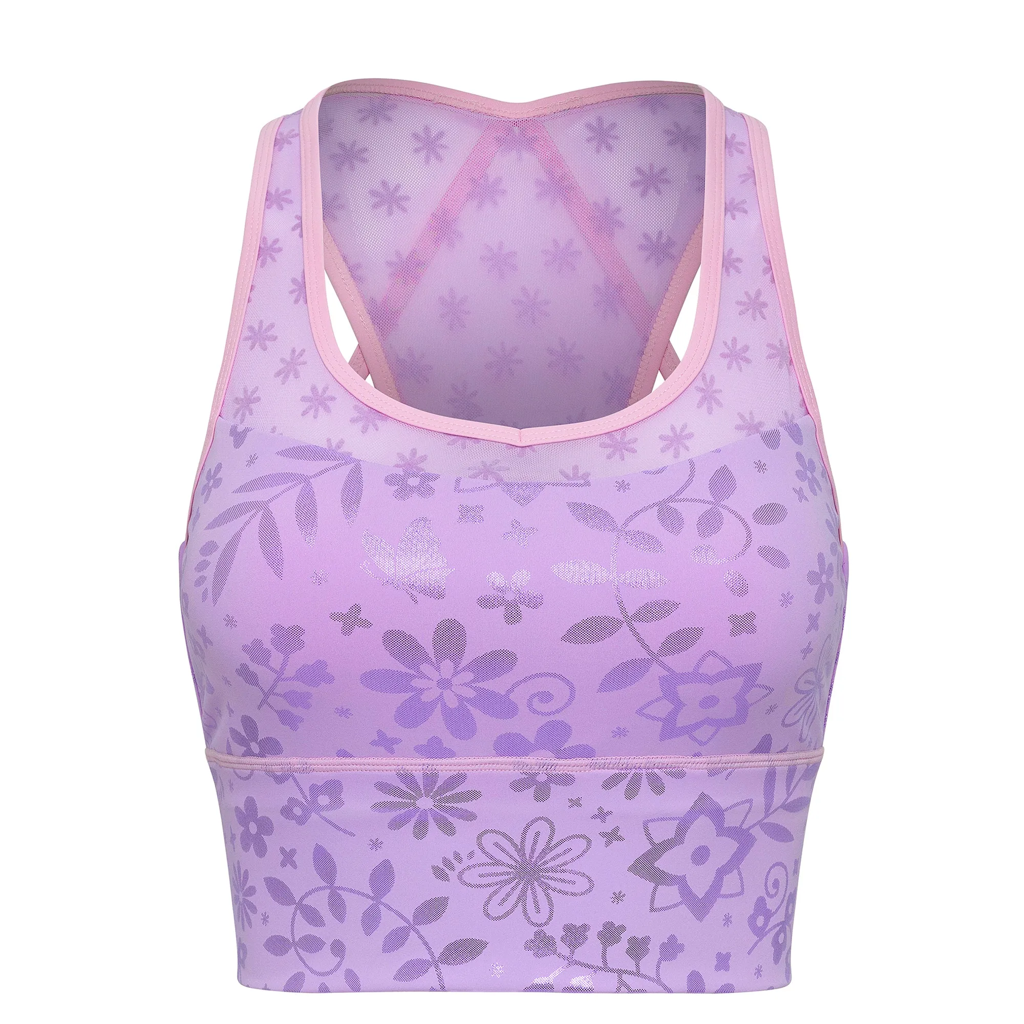 Blossom Hermana Long Sports Bra Elastic cuffs seams