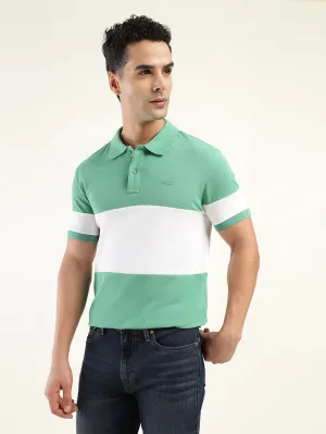 Men's Colorblock Polo T-Shirt quick dry