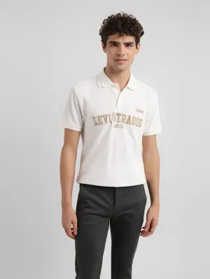 Men's Embroidered Slim Fit Polo T-shirt Durable Fabric DoubleLayered Fabric