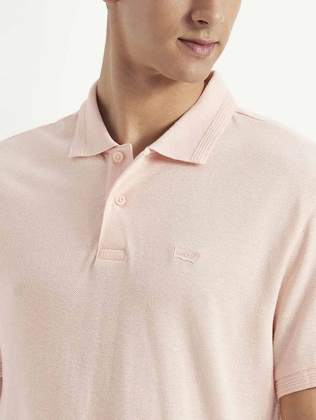 Non Restrictive Cuff Premium Cotton Men's Solid Slim Fit Polo Linen T-shirt