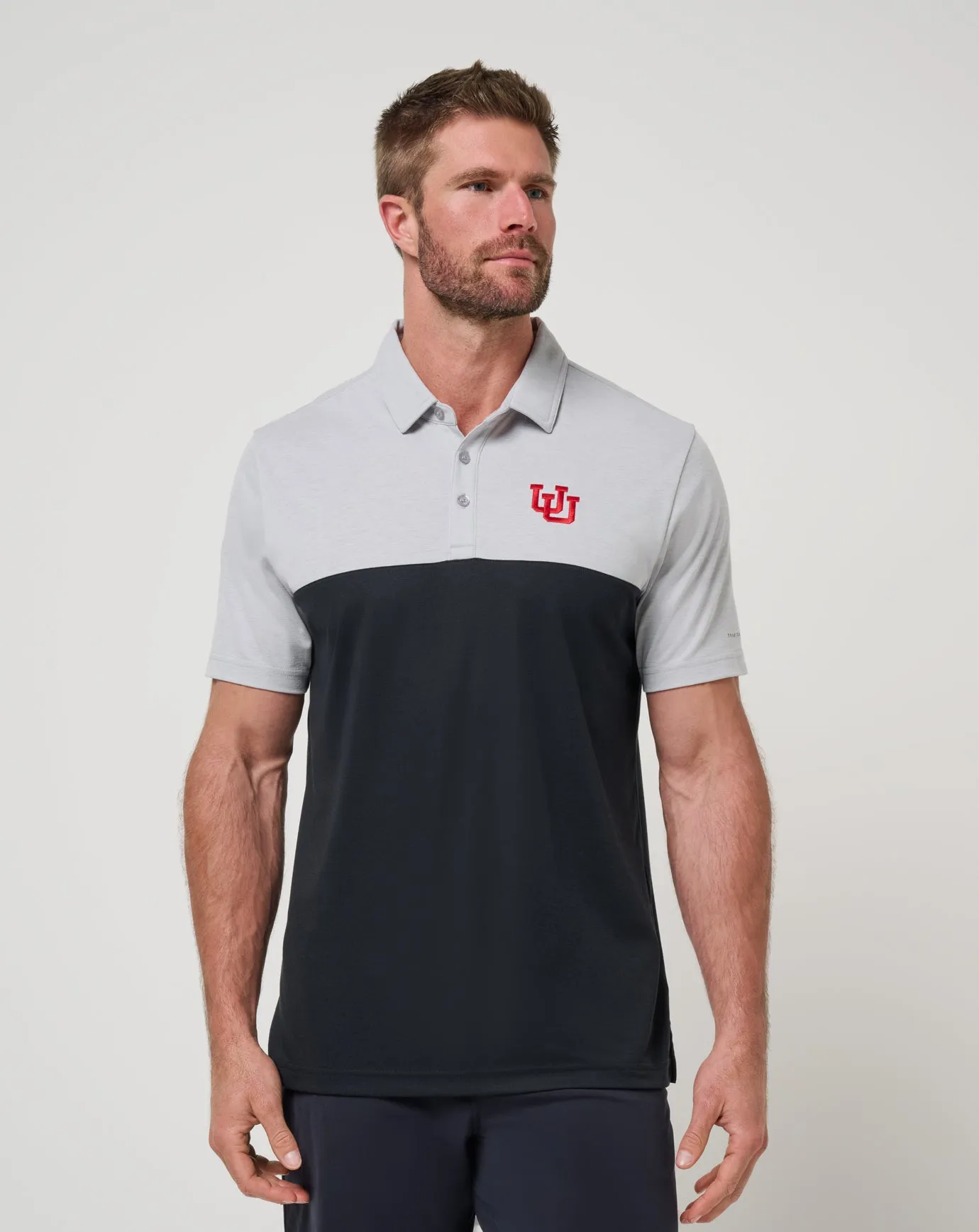 Barrel Cuff Design Classic Neckline Utah Drop Back Polo