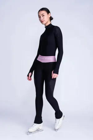 Empower On-Ice Leggings in Mink Fade Resistant Budget Friendly