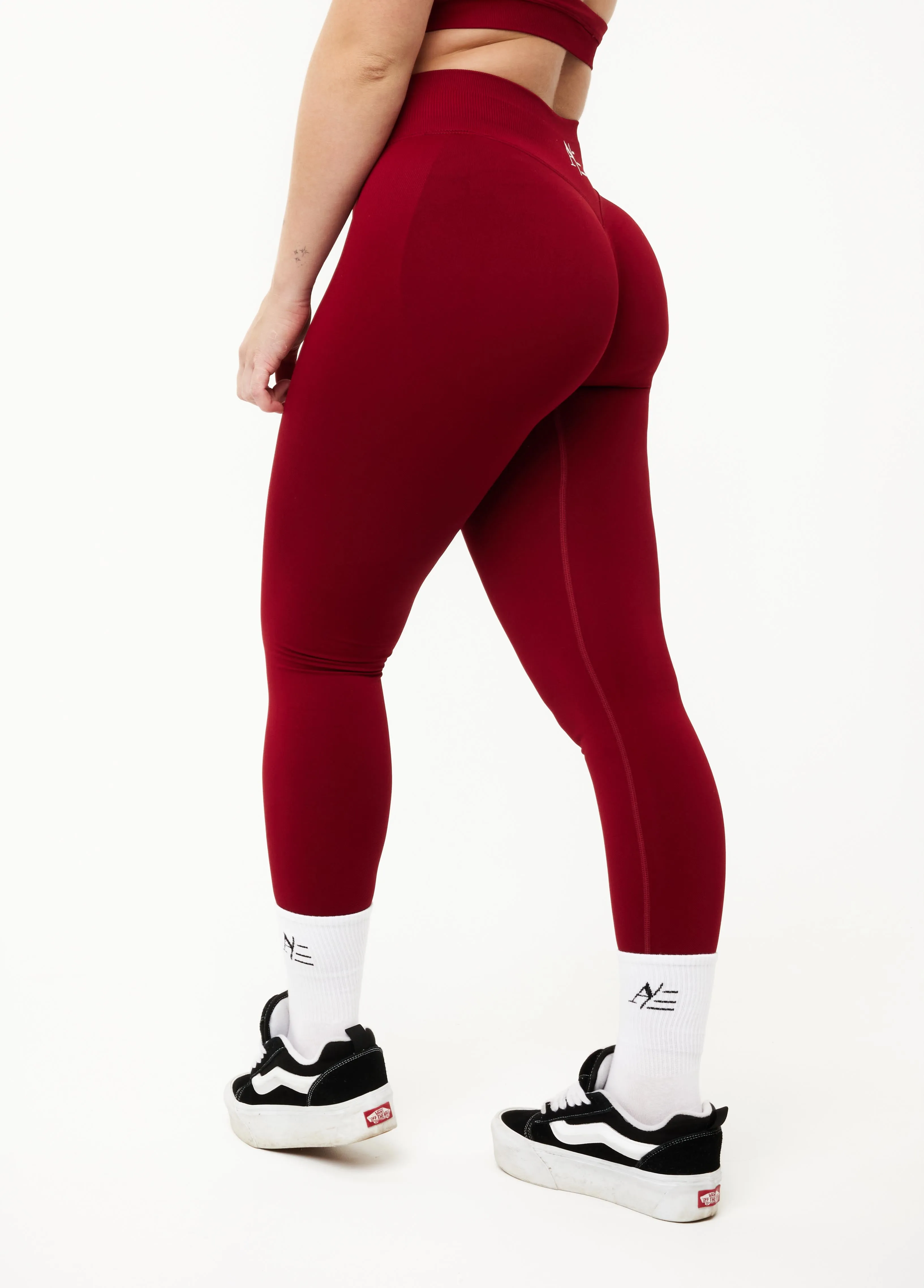 Sportlegging Ruby Red For Teens Breathable Fabric