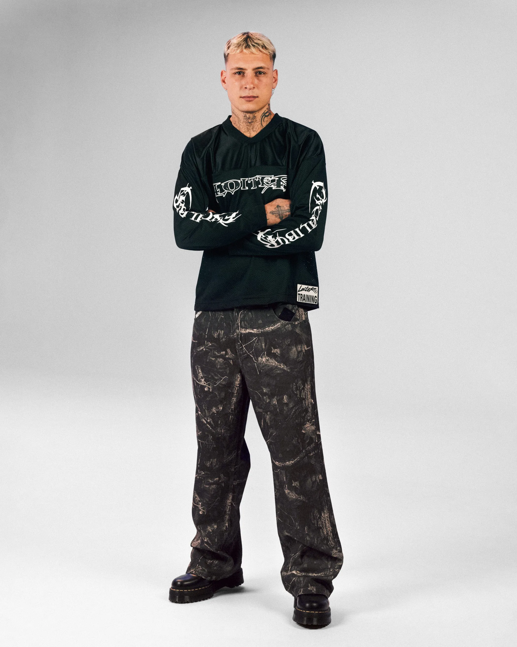 Loiter Hunter Camo Pants Camo Mix Casual Street