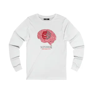 Breathable fabric Fashion Layering Men Long Sleeve Brain SS Tee