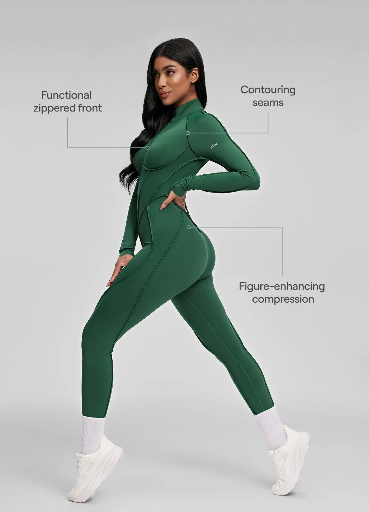 Office Neutral Daily Youth Full-Length Catsuit