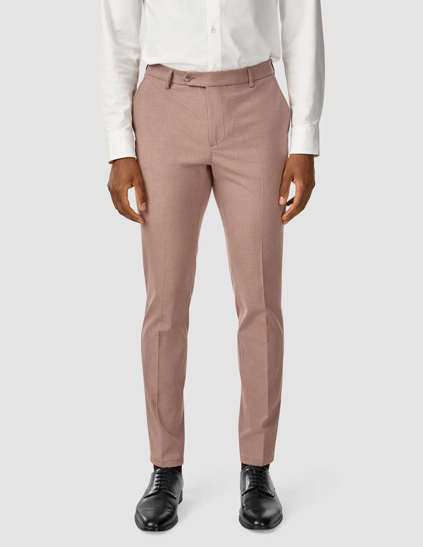 Quick Release Buckle anti static Essential Suit Pants Slim Dusty Lilac Melange