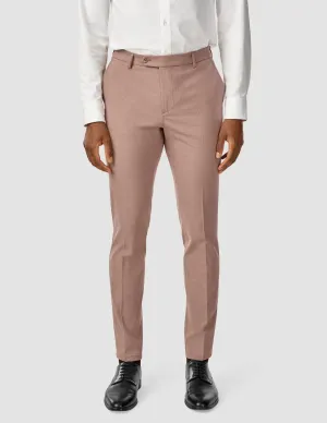 Quick Release Buckle anti static Essential Suit Pants Slim Dusty Lilac Melange