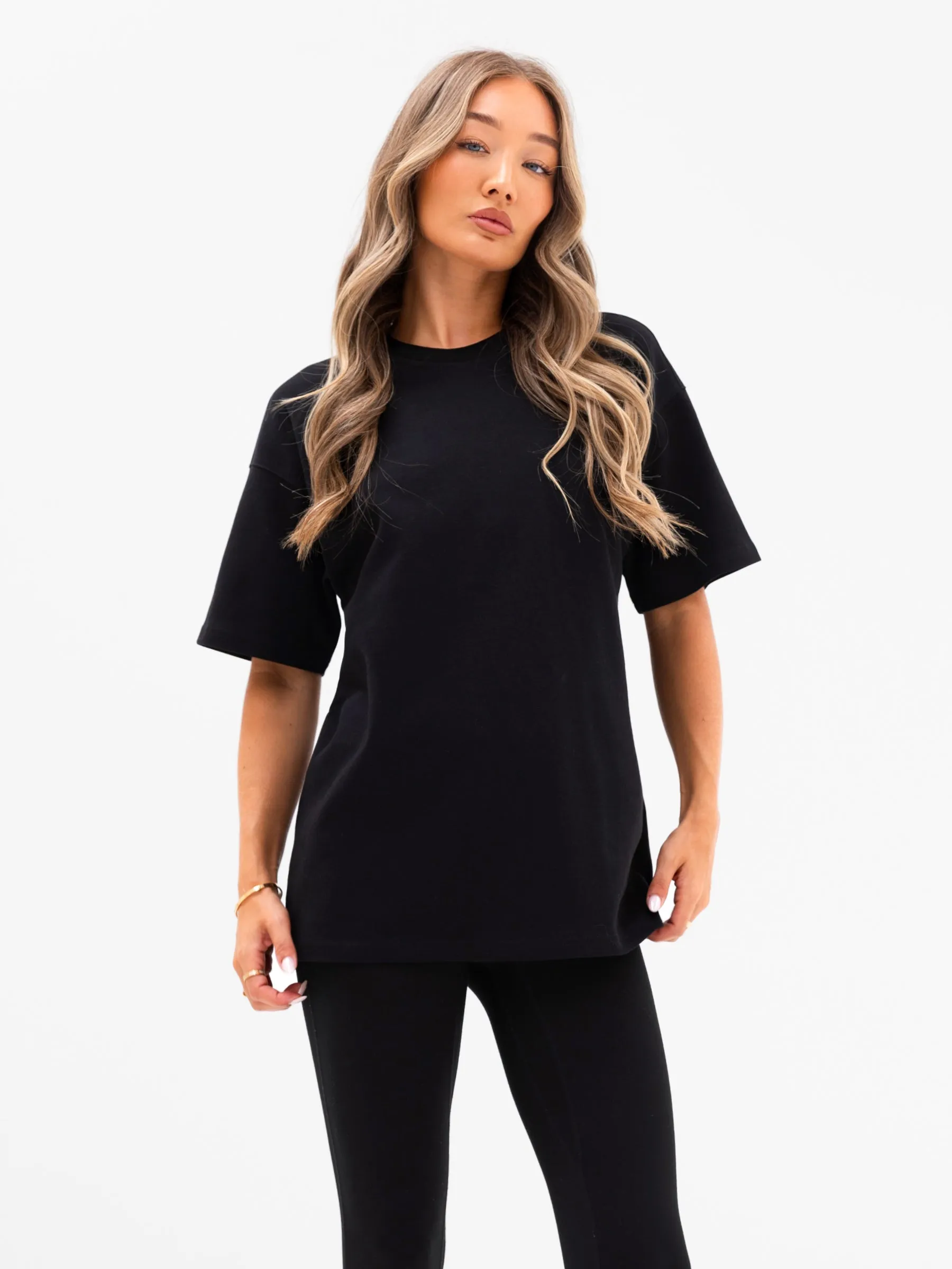 Isabel Oversized T-Shirt - Black Easy Style