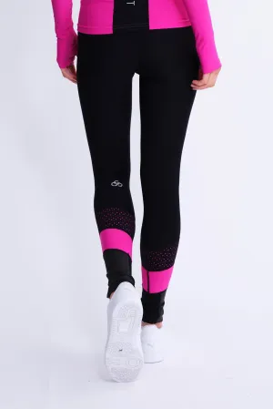 Desire Non-Slip Leggings in Fuchsia Cycling Trip High Waist