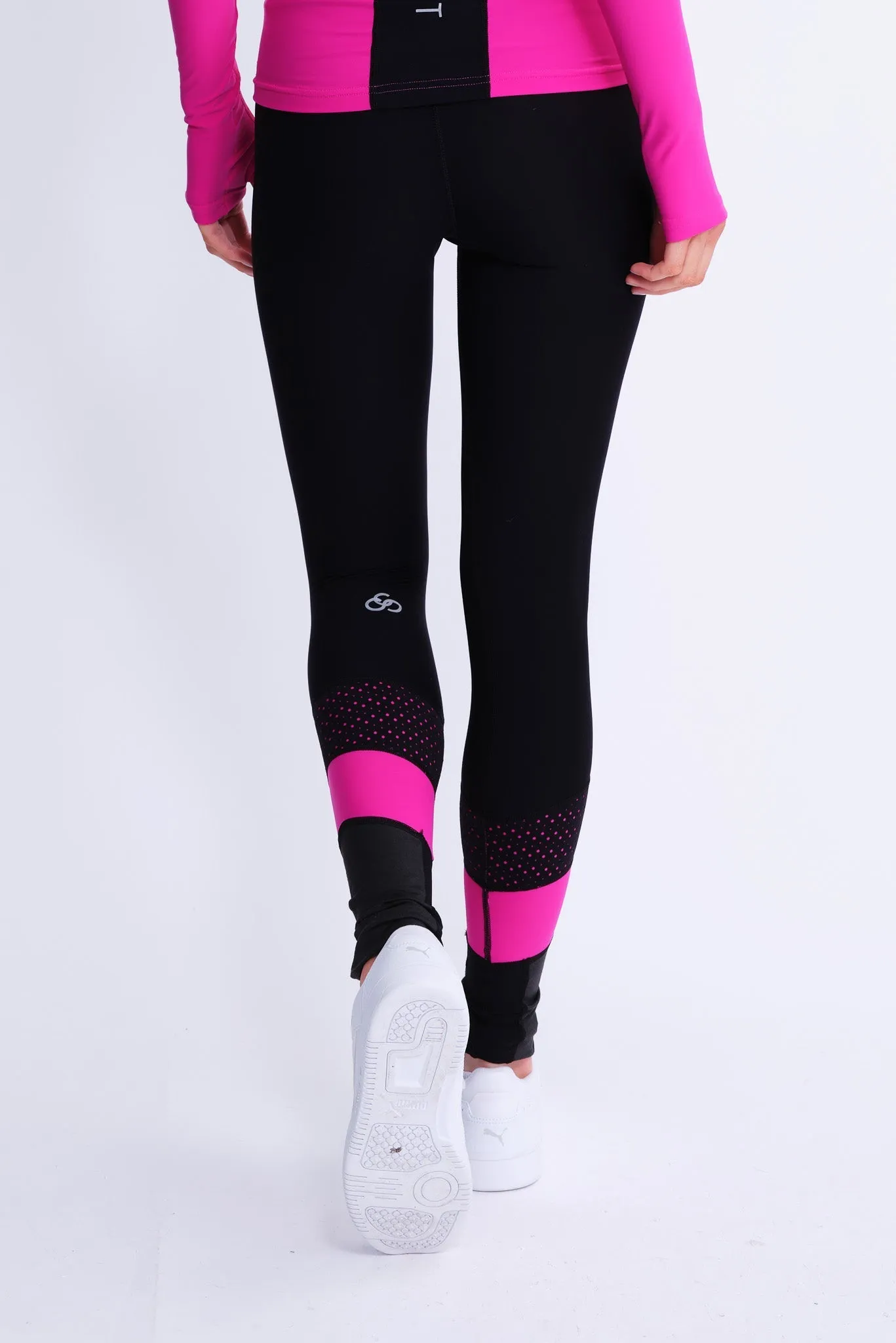 Gym Life Power Stretch Desire Non-Slip Leggings in Fuchsia