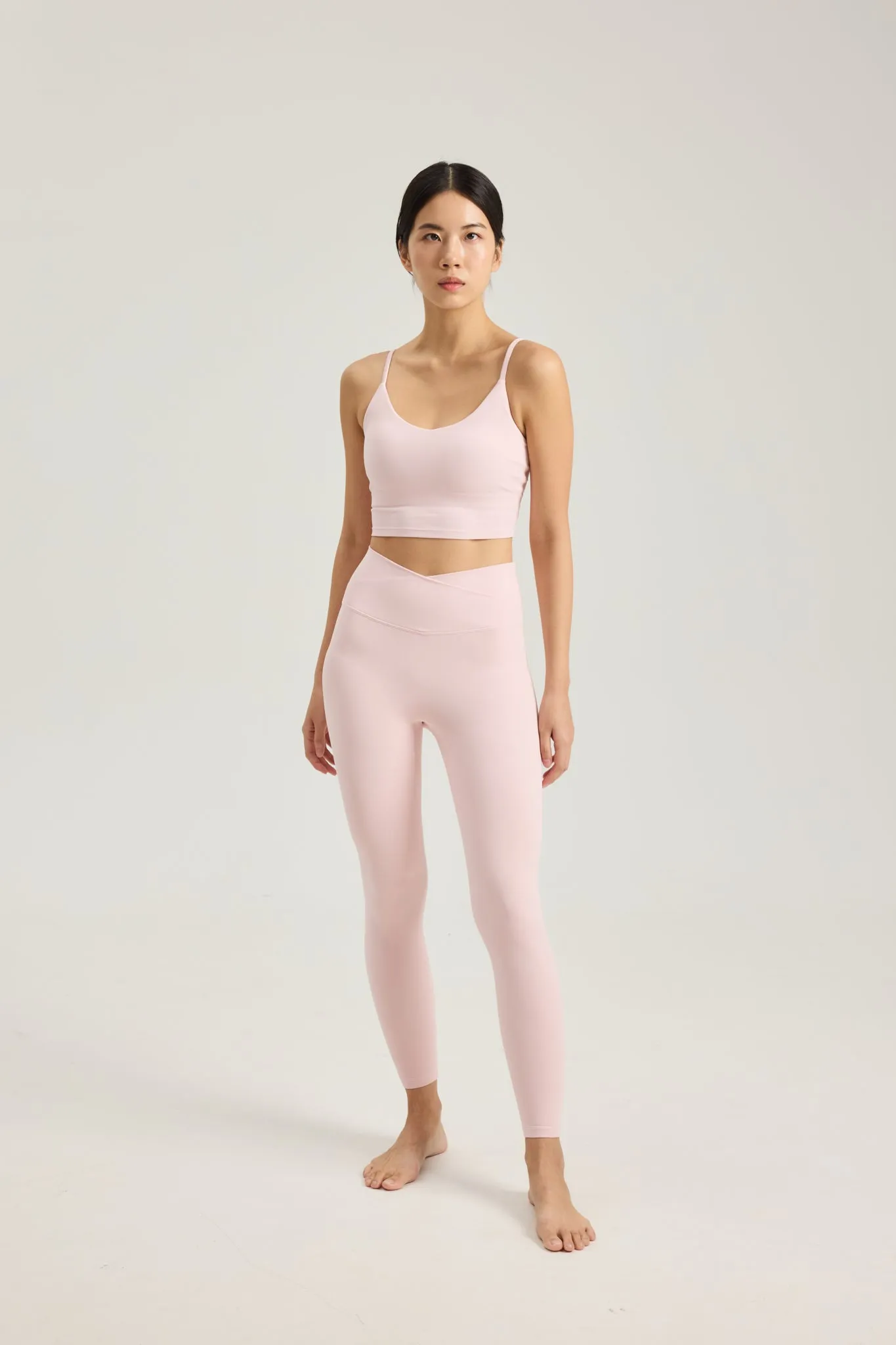 Budget Friendly Fade Resistant V Leggings (Full 24") in Sweetie