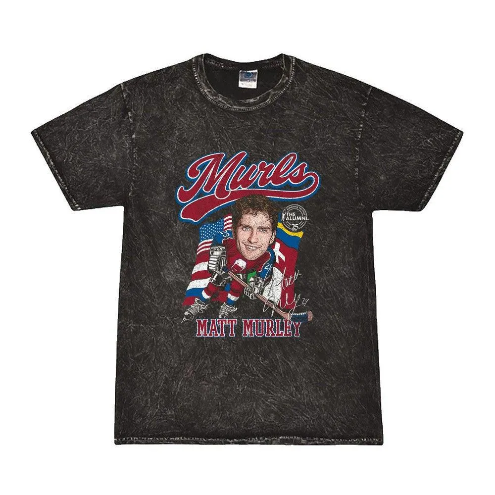 Spittin Chiclets x NHL Alumni Association Murls Mineral Wash Tee skinny but not tight