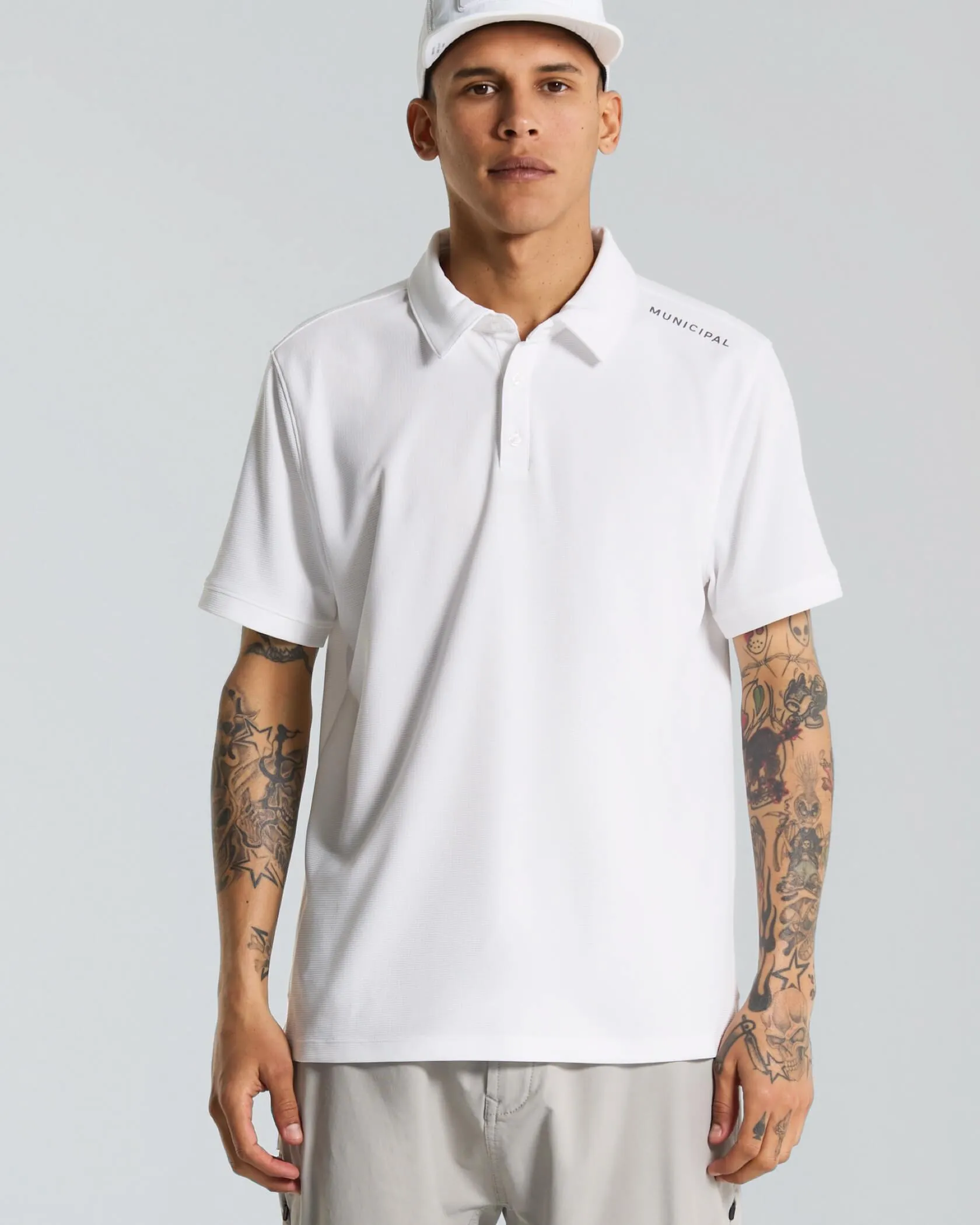 Sportcross Golf Core Polo Quick-Dry Fabric Placket Reinforcement