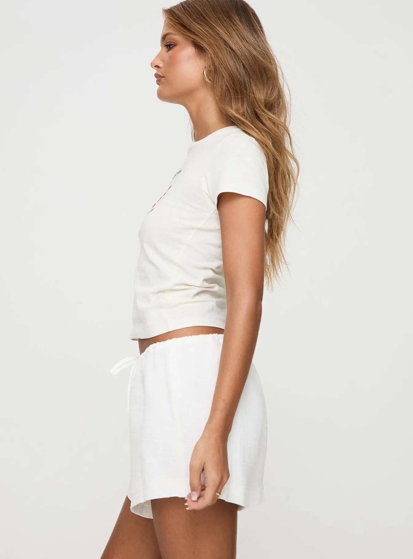 Speak Softly Shorts White Cool Edge QuickDry