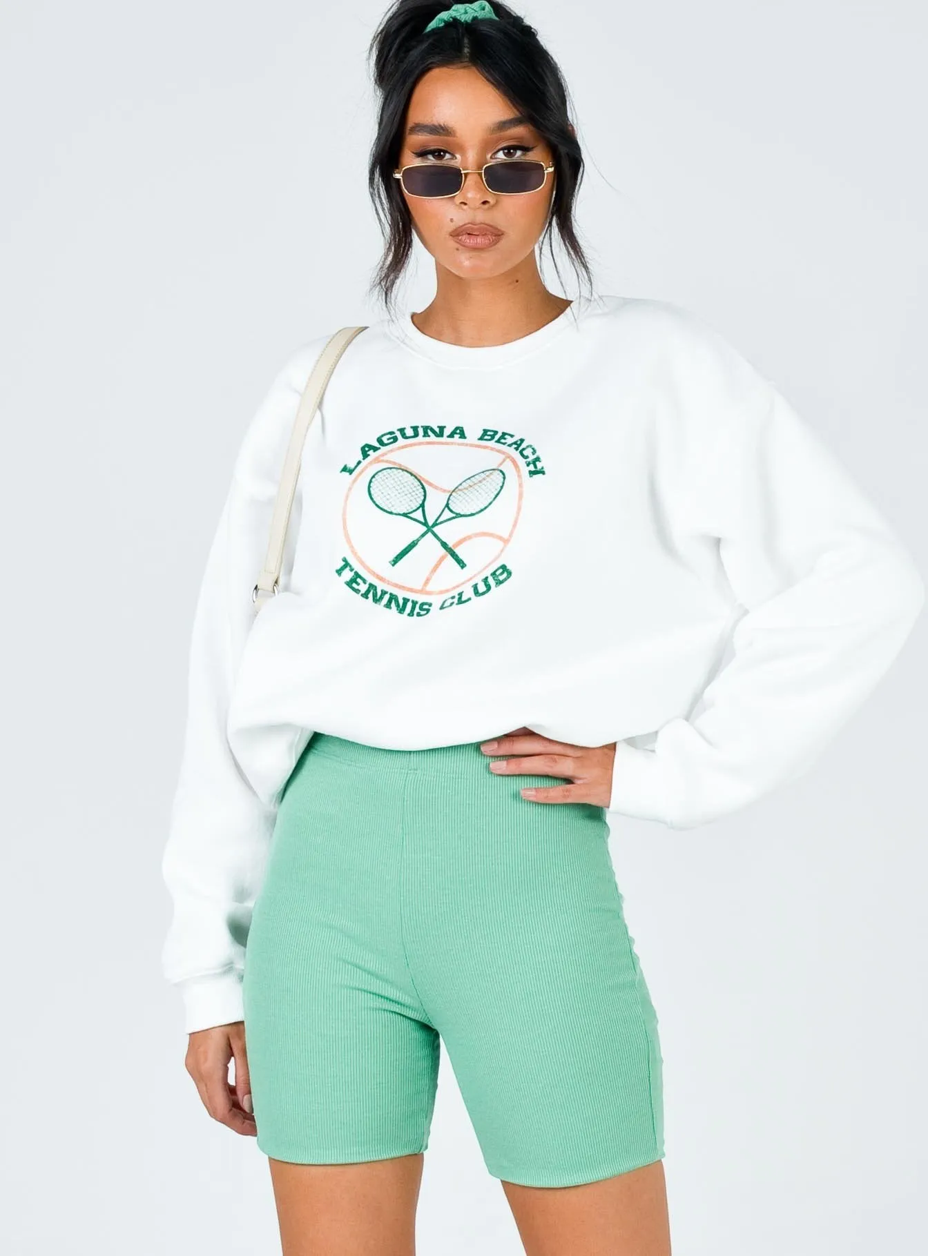 Laguna Beach Bike Shorts Green Clean Cut Craft Core