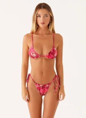 Calista Bikini Top - Orchid Pink Poolside Life