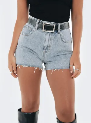 Laurena Denim Shorts Petite QuickRelease Closure HeatReflective Lining