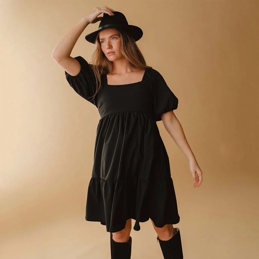 Middleton Dress, Black ShrinkResistant