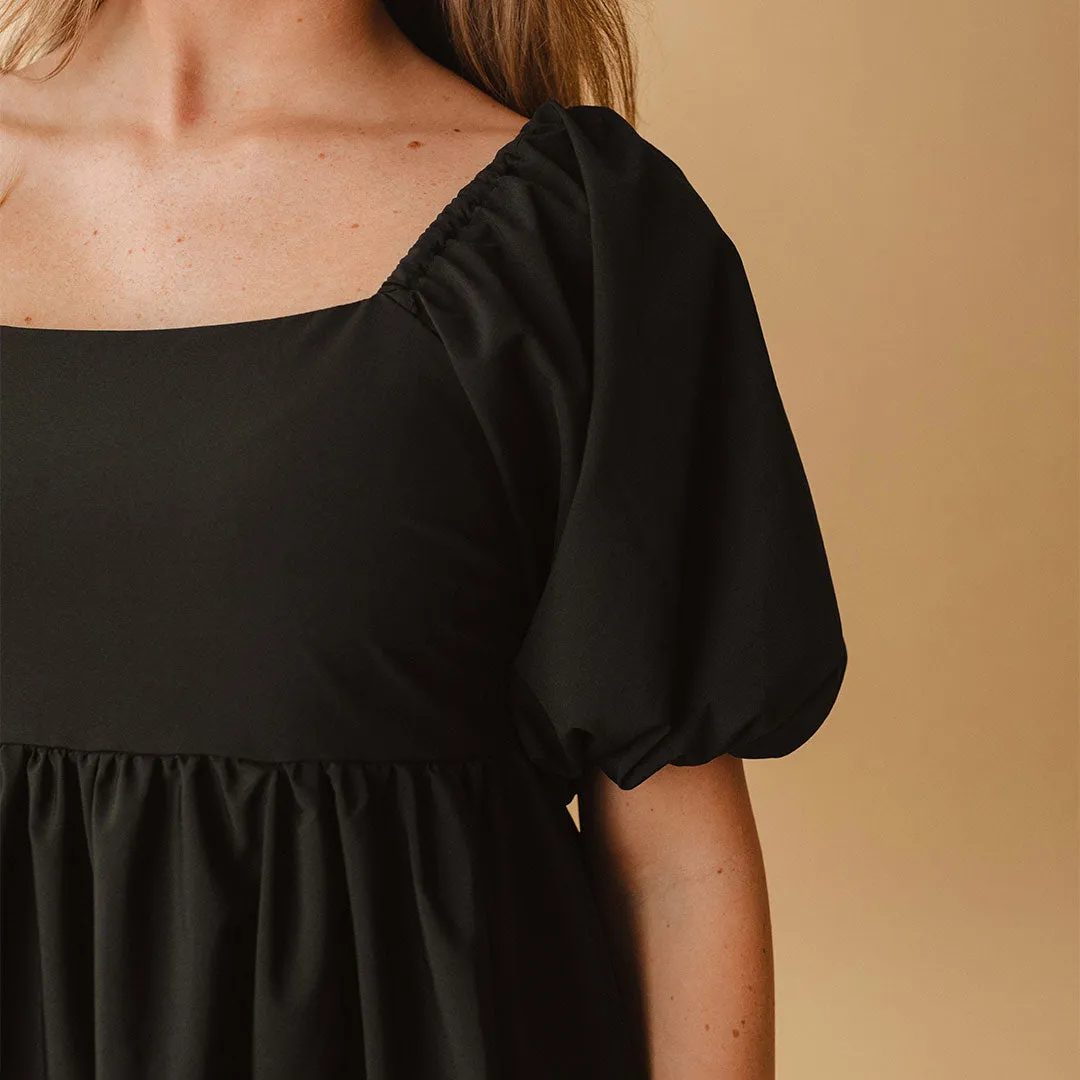 CompressionEnhanced Middleton Dress, Black