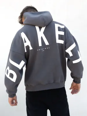 Bilby like Idris Oversized Hoodie - Charcoal