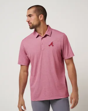 Durable Double Stitching Golf Tournament Atlanta Braves Playoff Pitch Polo