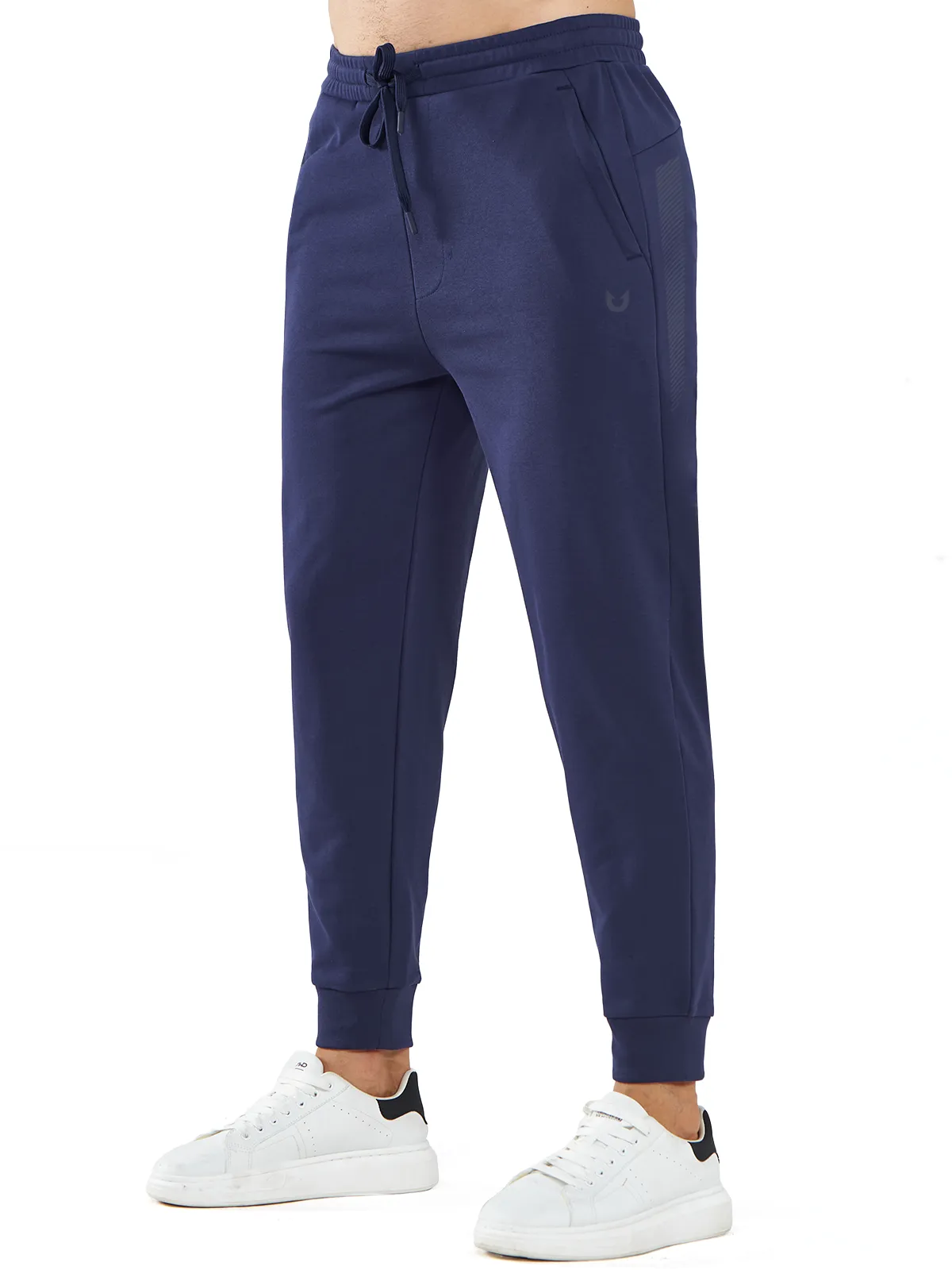 Men's Cotton Athletic Works Sweatpants Spandex Joggers for Gym Running OdorResistantFinish