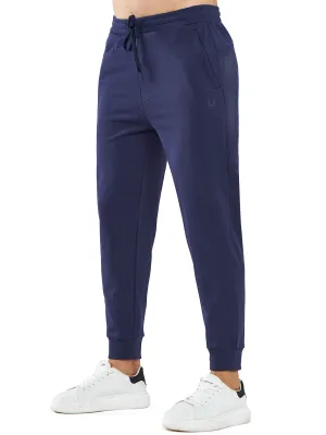 Men's Cotton Athletic Works Sweatpants Spandex Joggers for Gym Running OdorResistantFinish