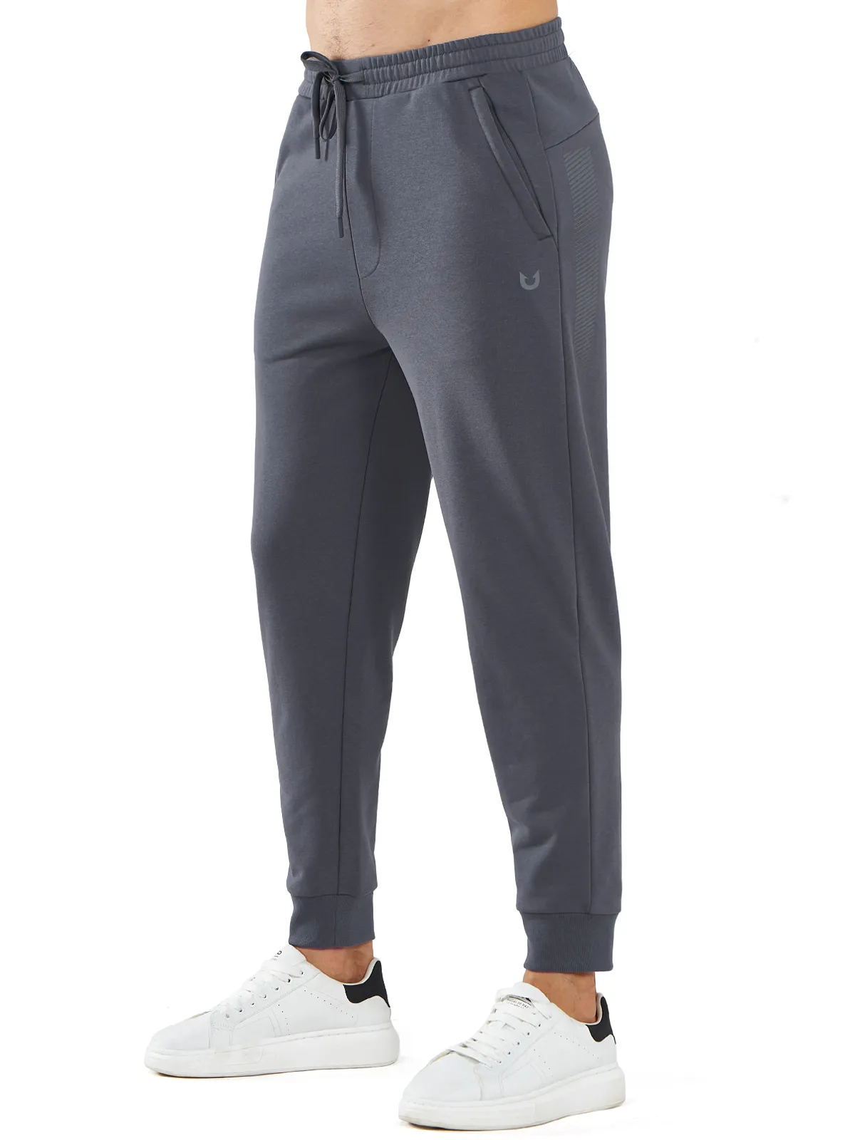 Men's Cotton Athletic Works Sweatpants Spandex Joggers for Gym Running Flattering Design Breathable Weave Fabric