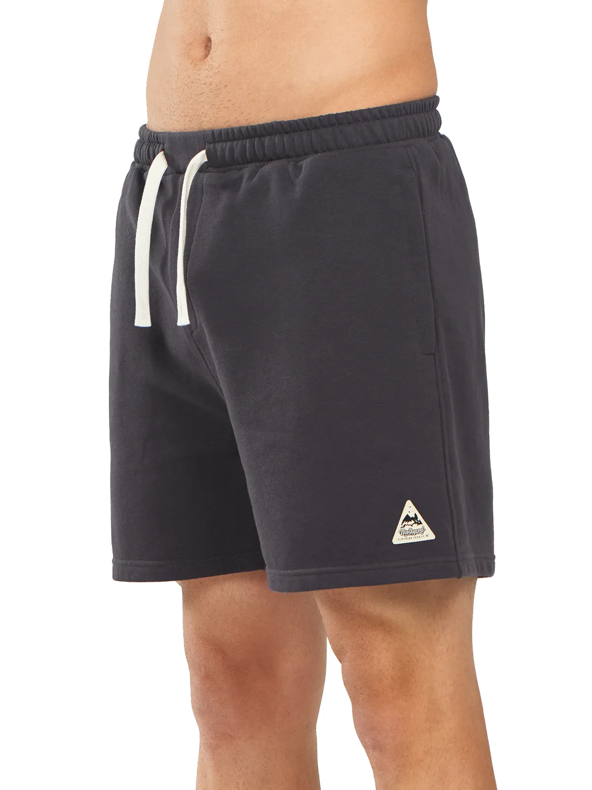 Men's Cotton 5 inch Lounge Sweat Shorts with Pockets for Work Running hip look Lounge Ready