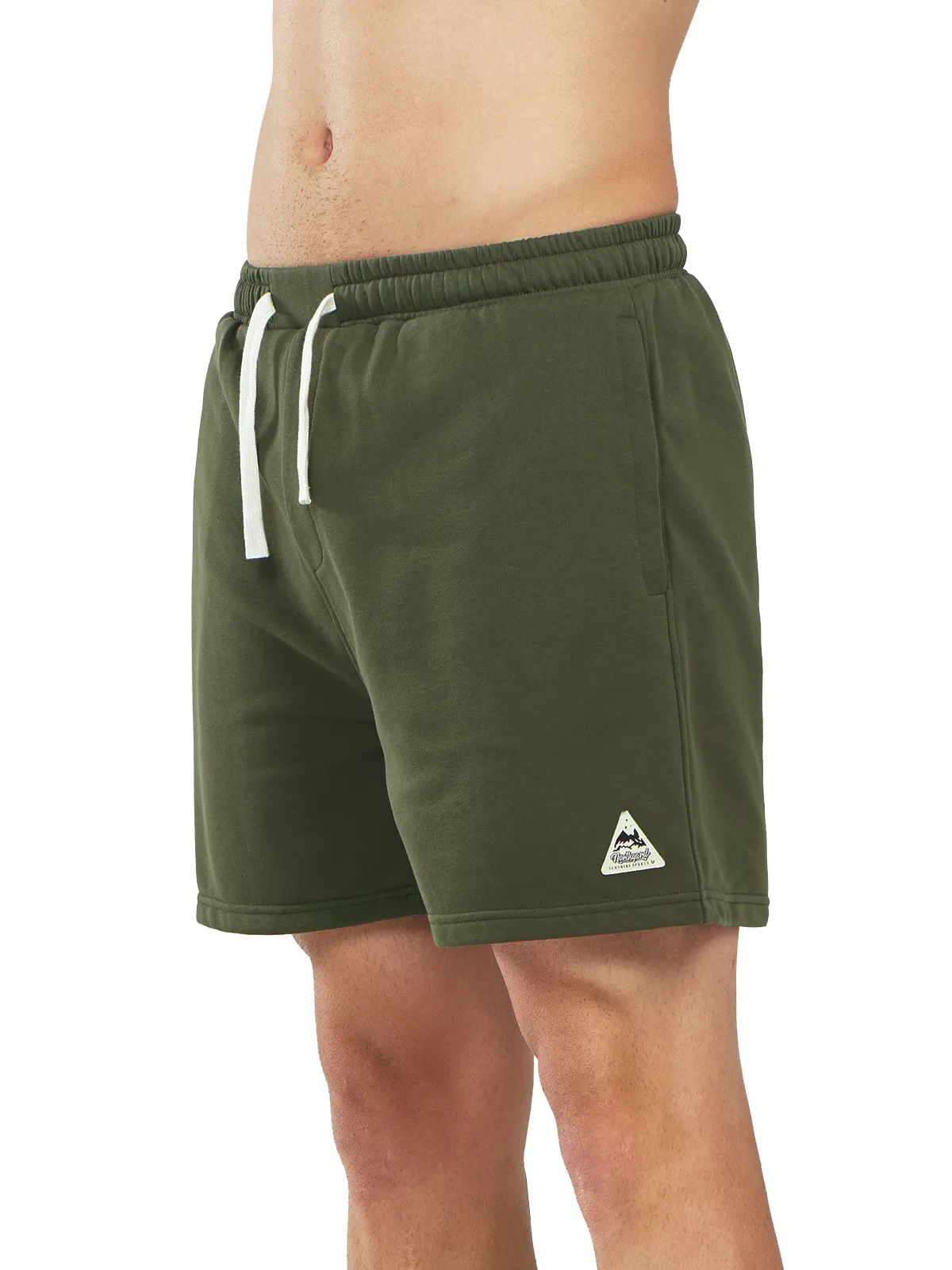 Sporty Style personalized option Men's Cotton 5 inch Lounge Sweat Shorts with Pockets for Work Running